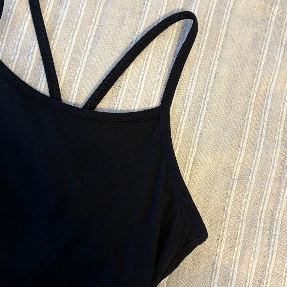 Pact Fit & Flare Midi Dress in Black; Organic Cotton - Picture 5 of 7